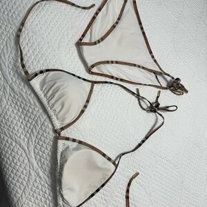 Burberry string bikini white large
